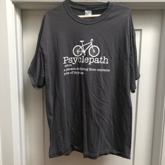 Men’s XL Graphic Tee: “Psycyclepath” EUC - Picture 2 of 3